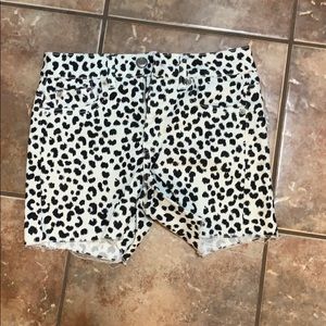 American Eagle cheetah shorts